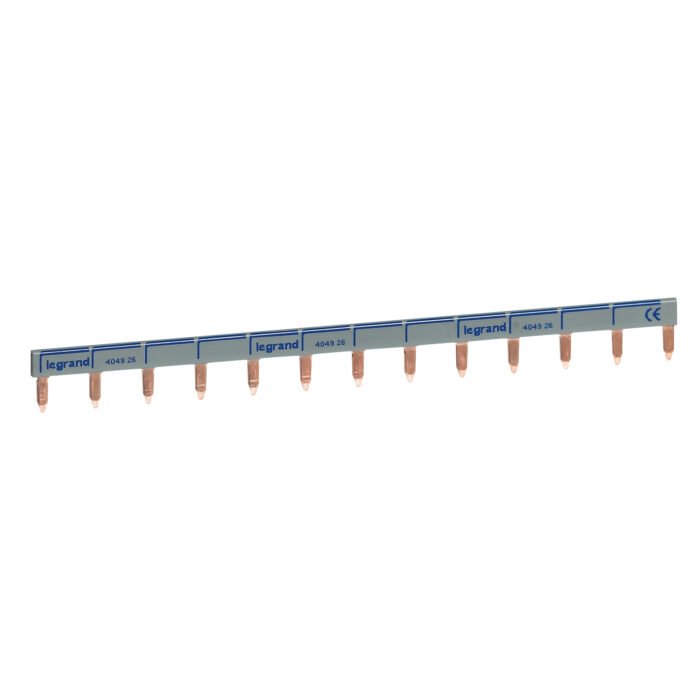 Peigne d’alimentation Legrand HX³ 404926 de 13 modules, photographie du catalogue INTERDIF