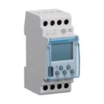 HAGER Interrupteur horaire 16A monophasé digital 1 voie hebdomadaire 2 modules - EGN103