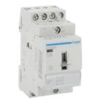 HAGER Contacteur Jour / Nuit 25A 3F/NO triphasé 2 modules - ETC325